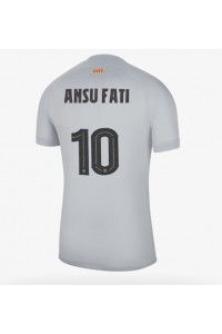 Barcelona Ansu Fati #10 Voetbaltruitje 3e tenue 2022-23 Korte Mouw